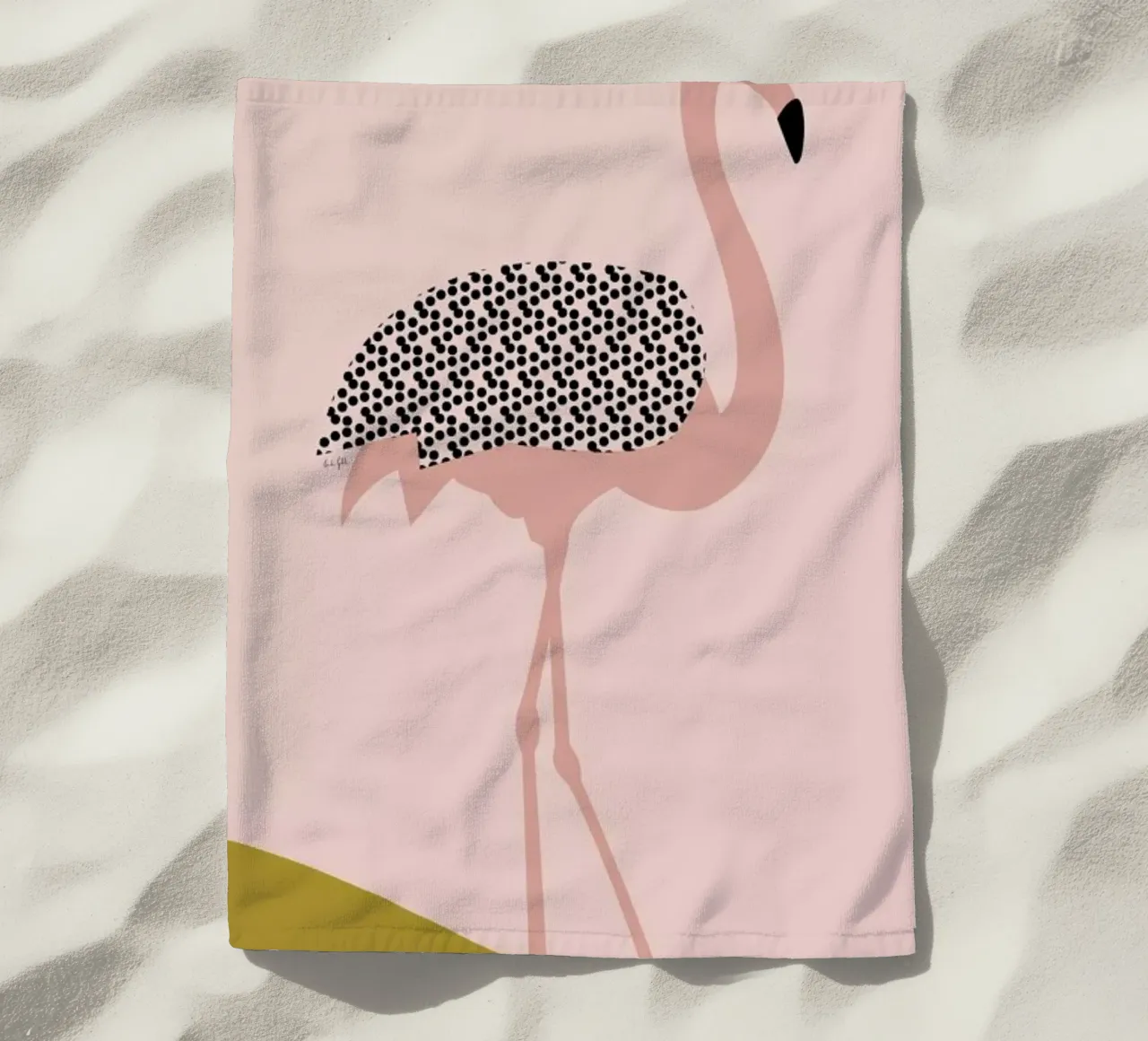 Flamingo telo mare da Linda Gobeta