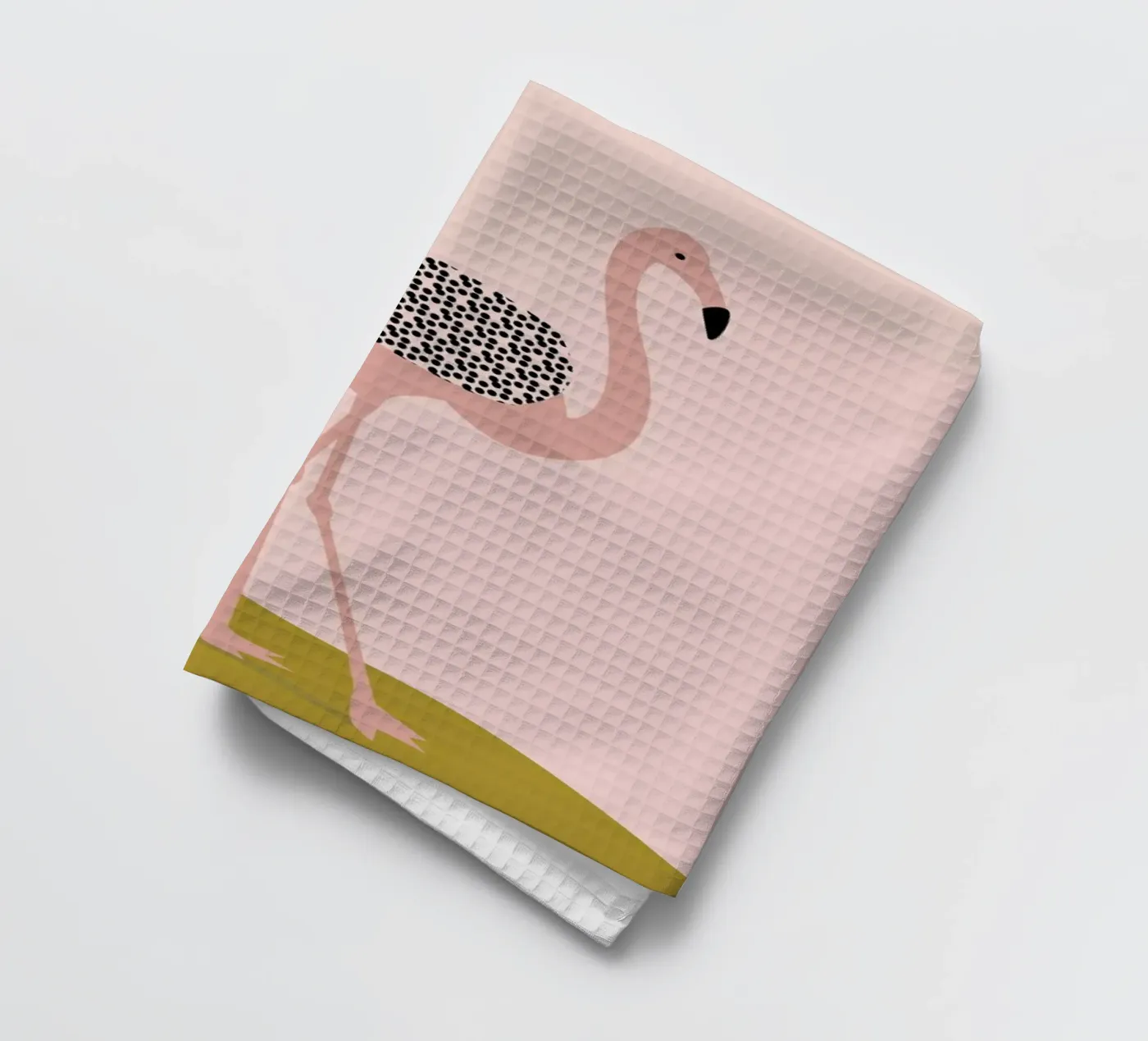 Flamingo Geschirrtuch von Linda Gobeta