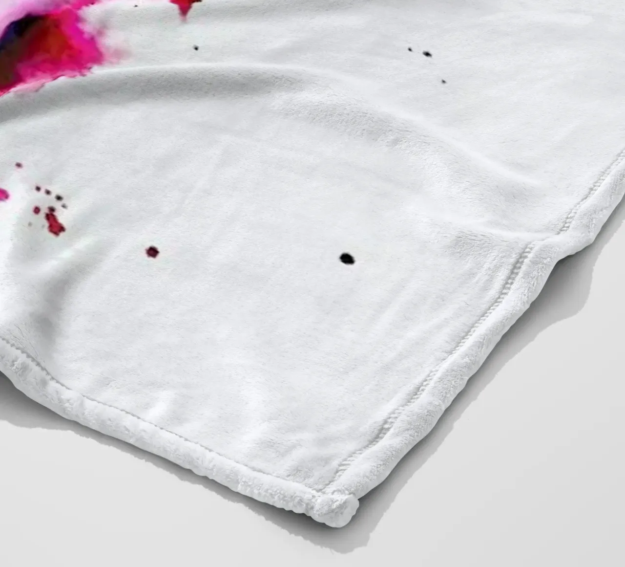 Vulva Painting All Colors United fleece blanket by Verena Bonath | 21st aesthetics