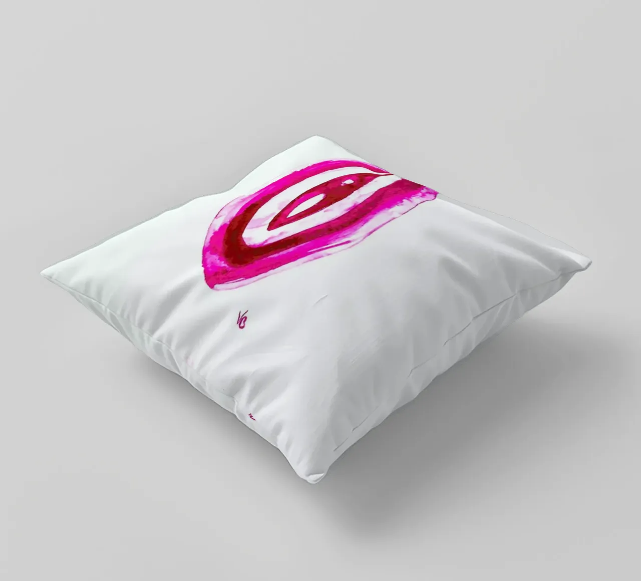 Vulva Painting Minimalist cuscino da Verena Bonath | 21st aesthetics