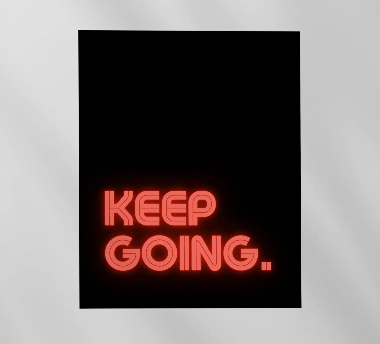 never stop pellicola backlit da Ambition Wall