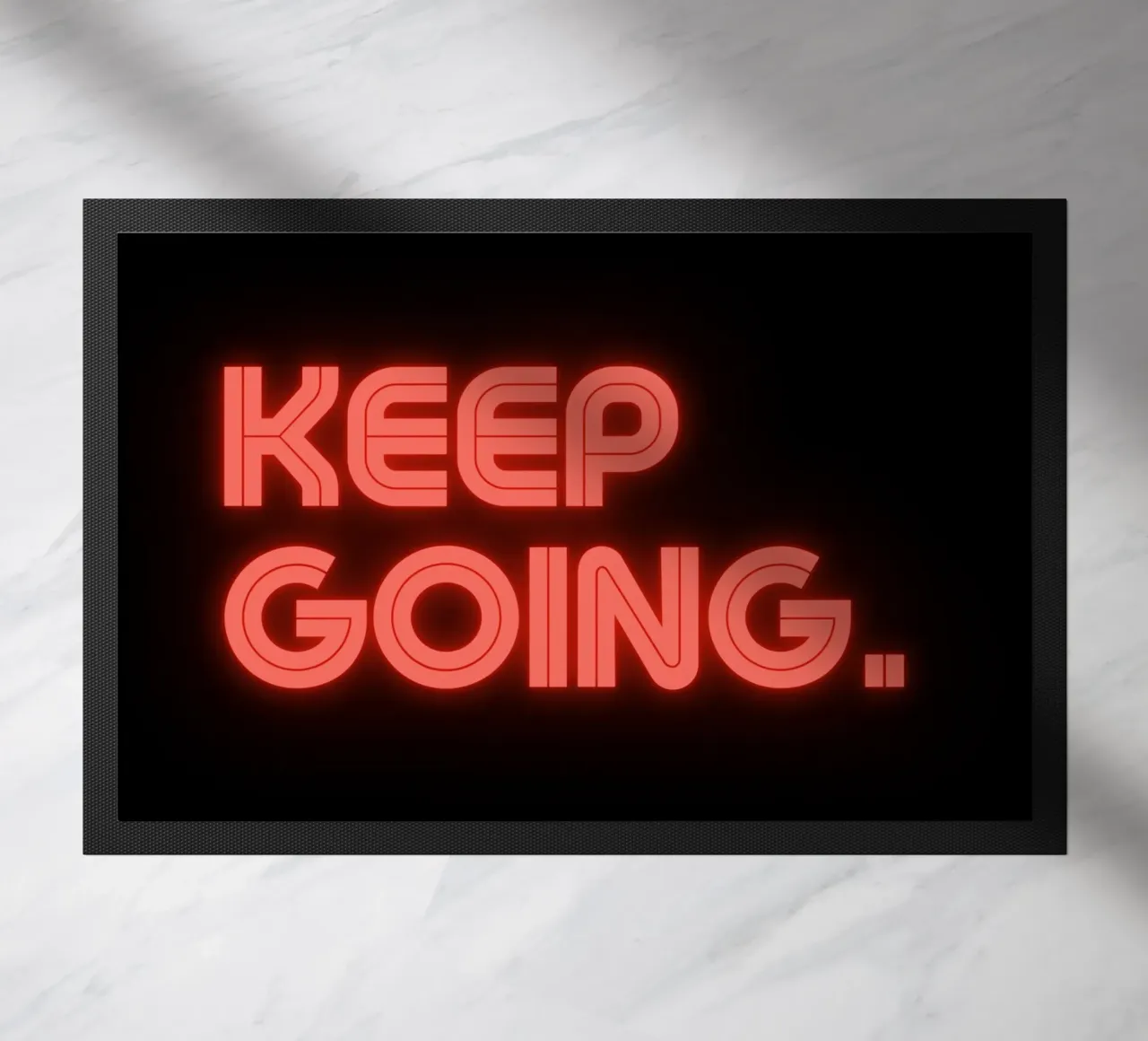 never stop doormat by Ambition Wall