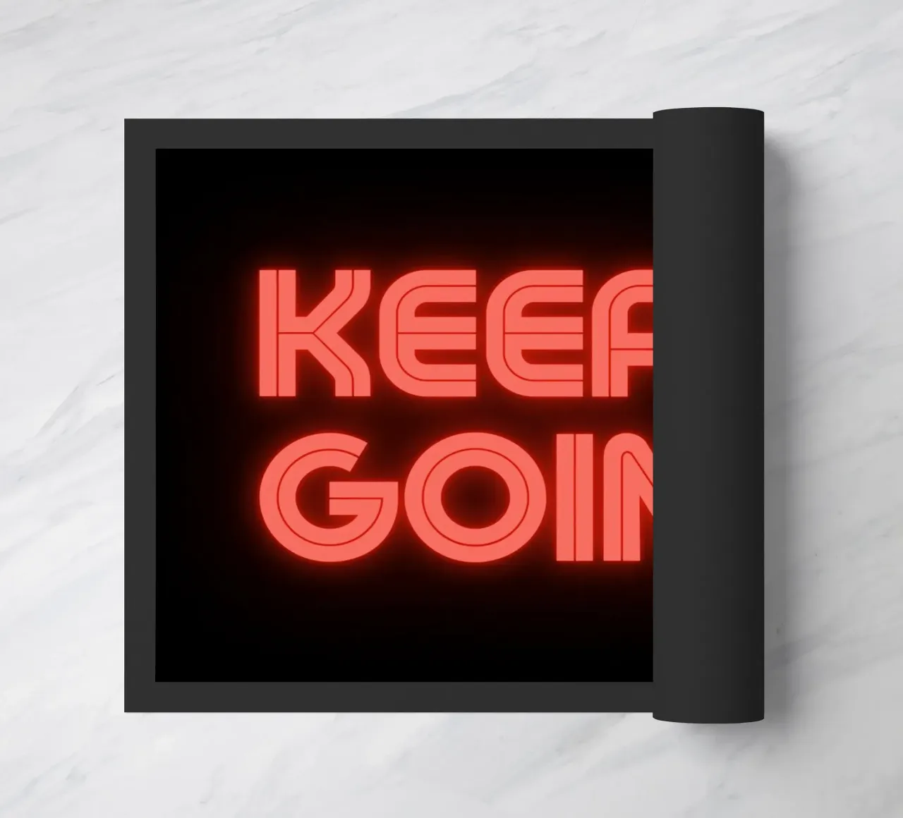 never stop doormat by Ambition Wall