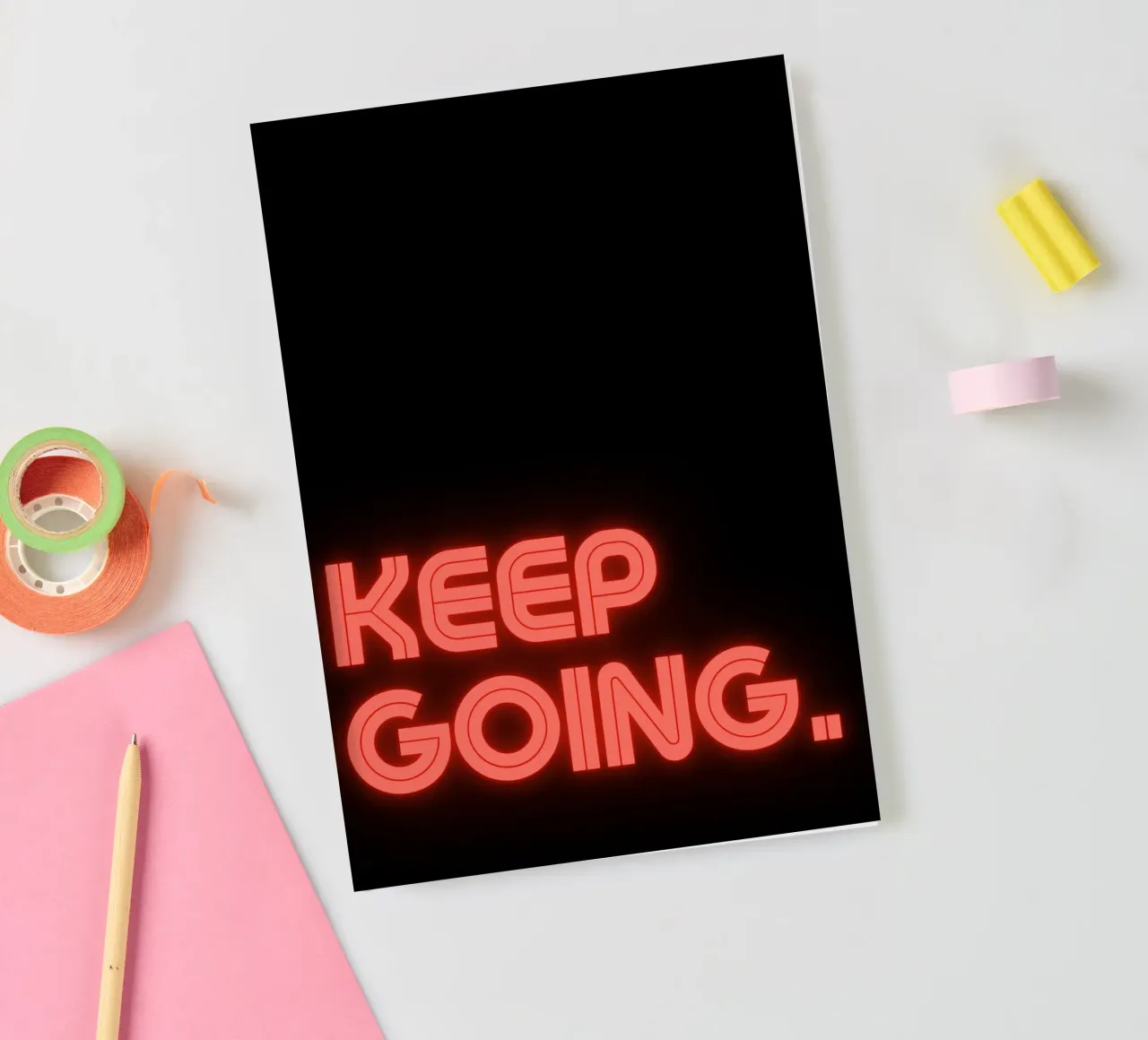 never stop notebook by Ambition Wall