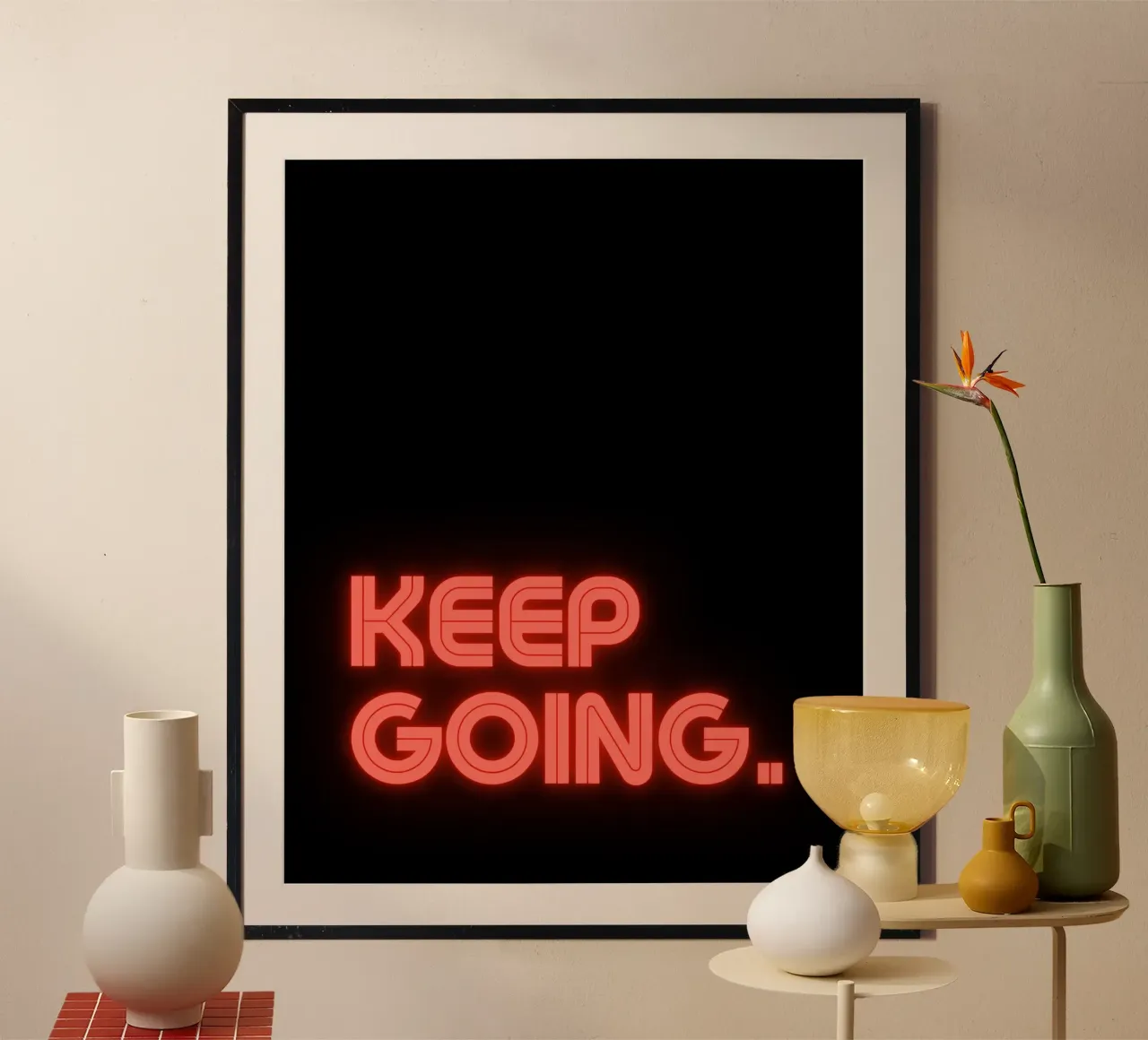 never stop poster da Ambition Wall