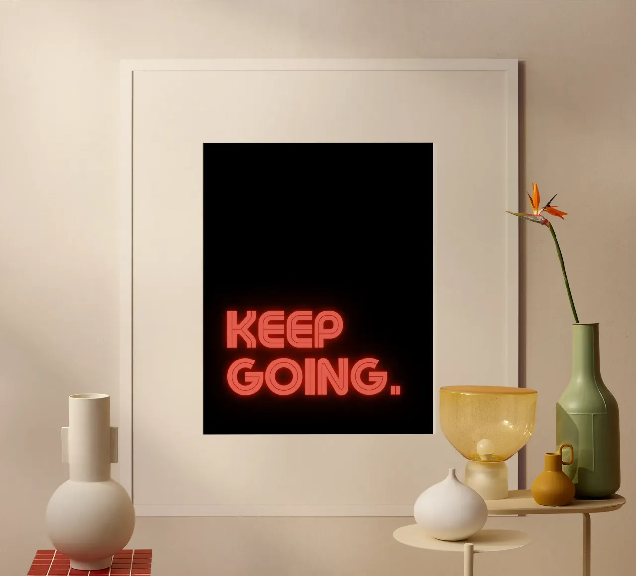 never stop poster da Ambition Wall