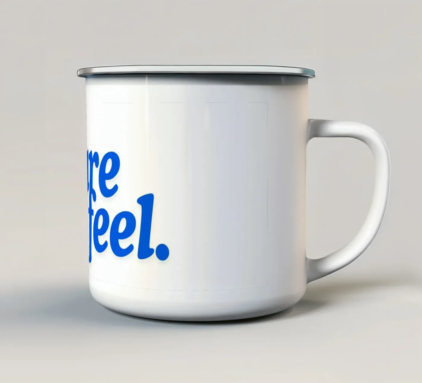 training enamel mug by pixelflow