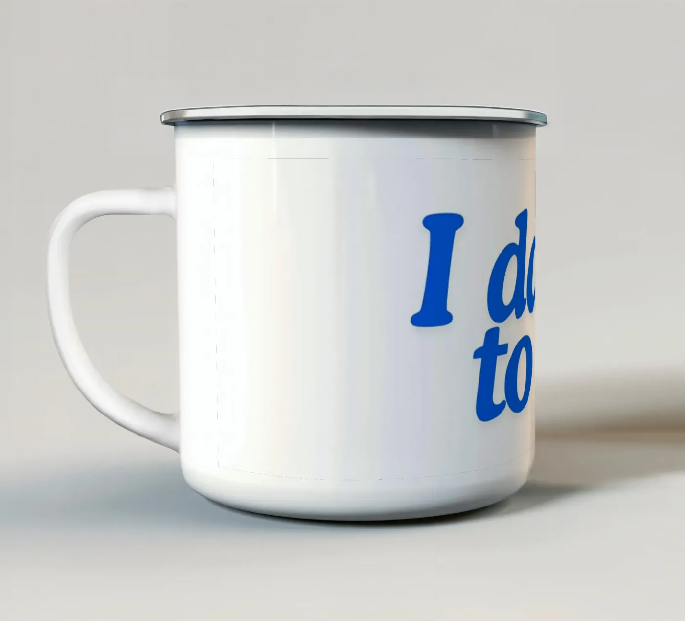 training enamel mug by pixelflow