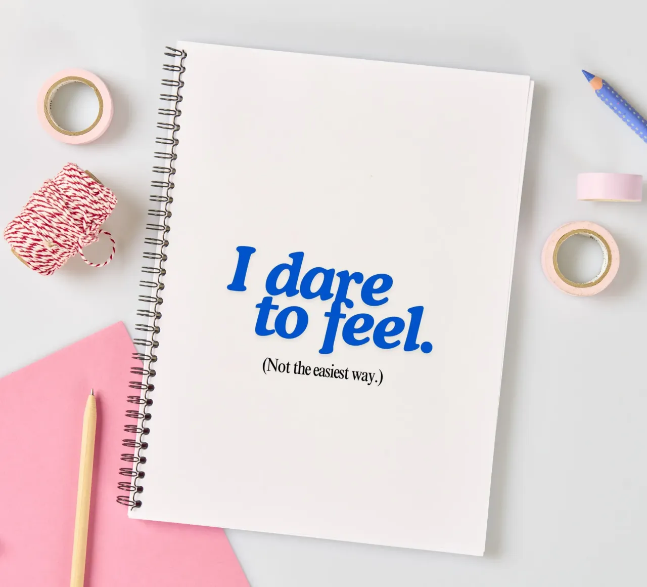training spiral notebook by Ambition Wall