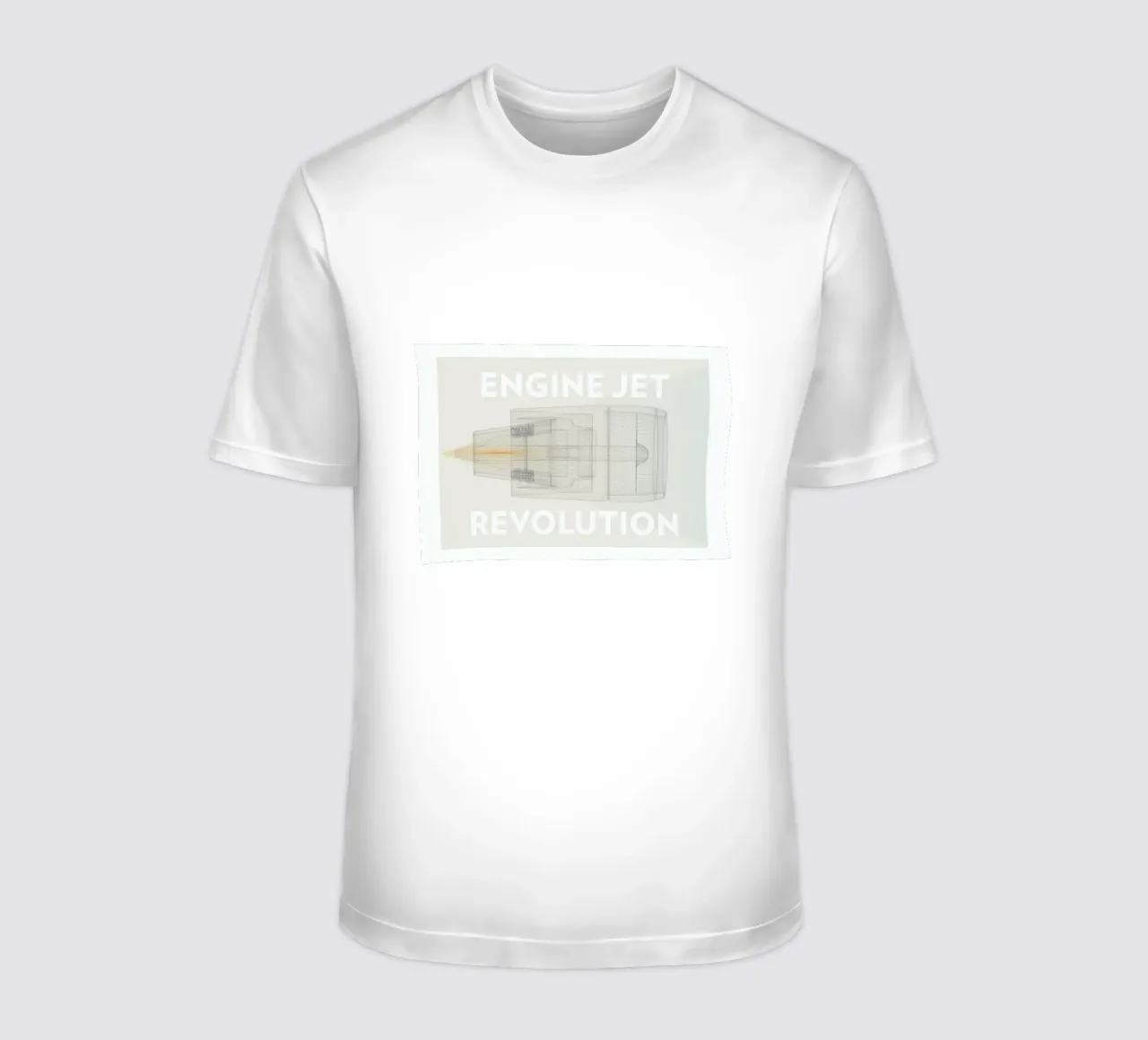 Engine jet revolution t-shirt da Marc Schulthess