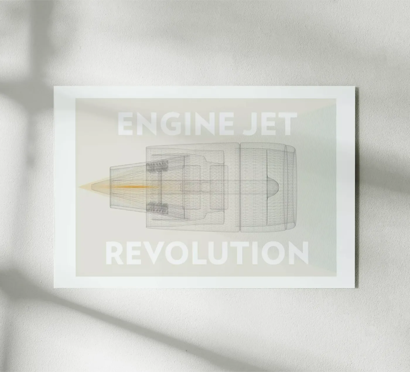 Engine jet revolution plexiglas de Marc Schulthess