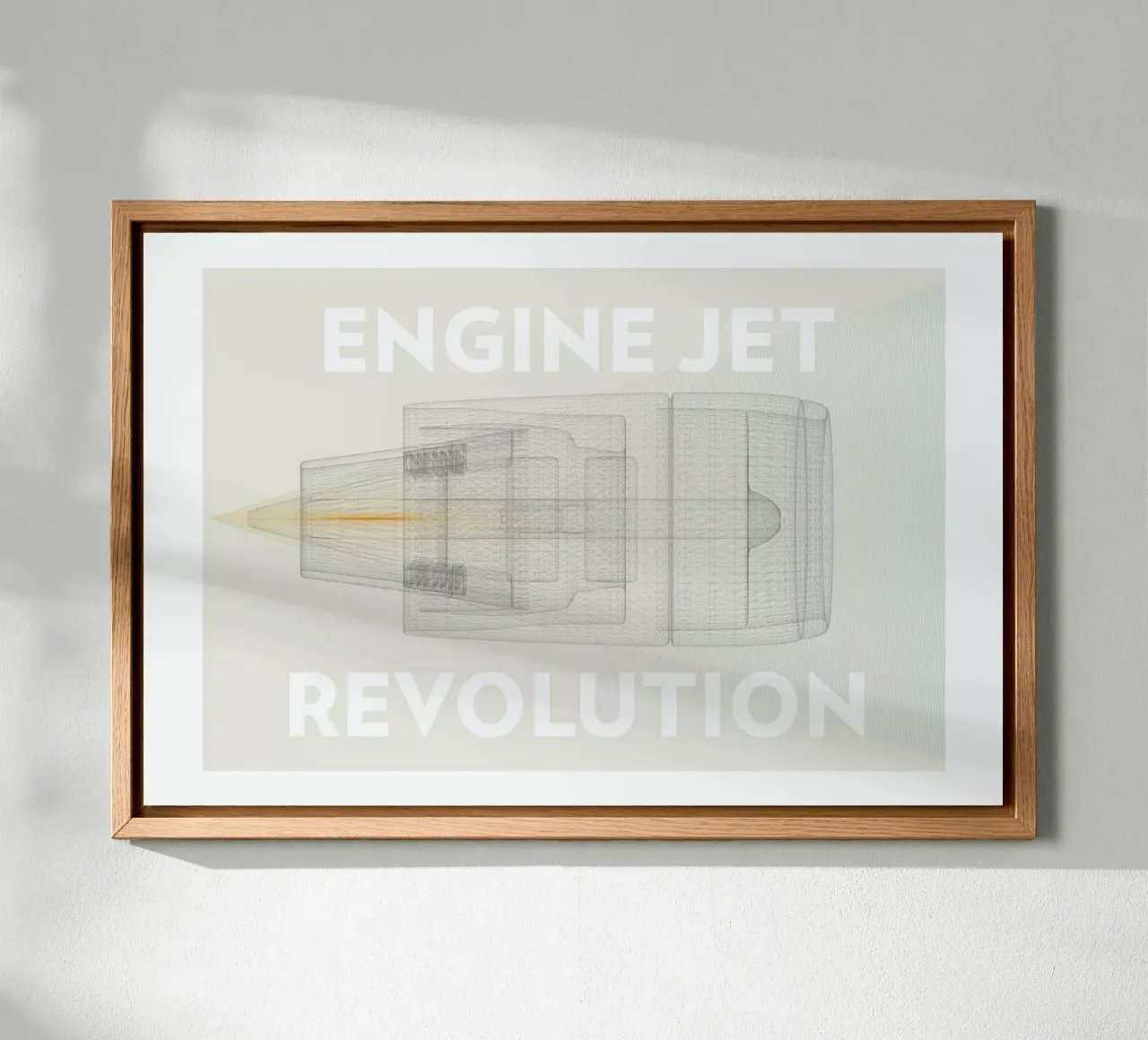 Engine jet revolution alluminio dibond da Marc Schulthess