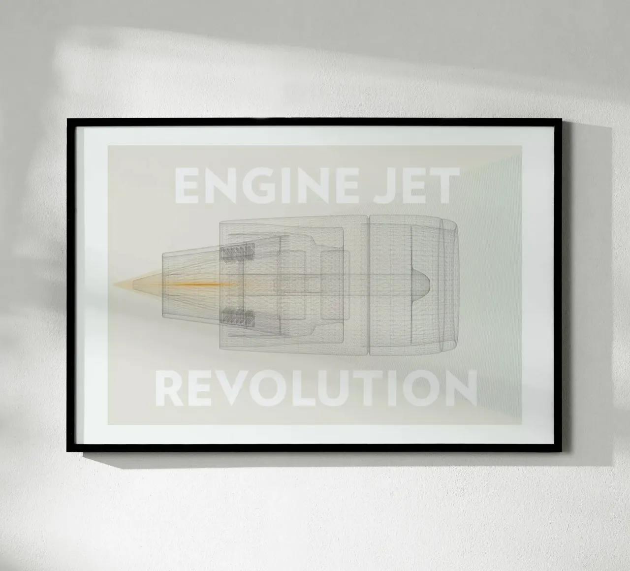 Engine jet revolution poster da Marc Schulthess