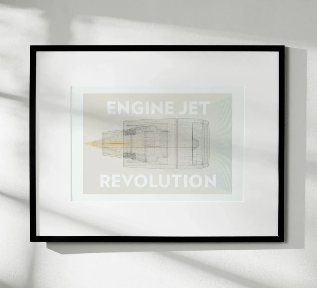 Engine jet revolution poster da Marc Schulthess