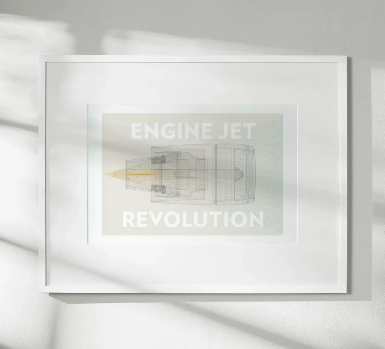 Engine jet revolution poster da Marc Schulthess