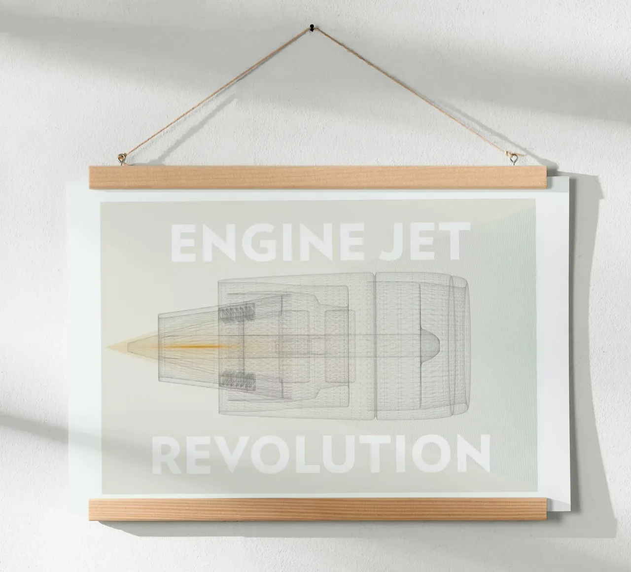 Engine jet revolution poster da Marc Schulthess