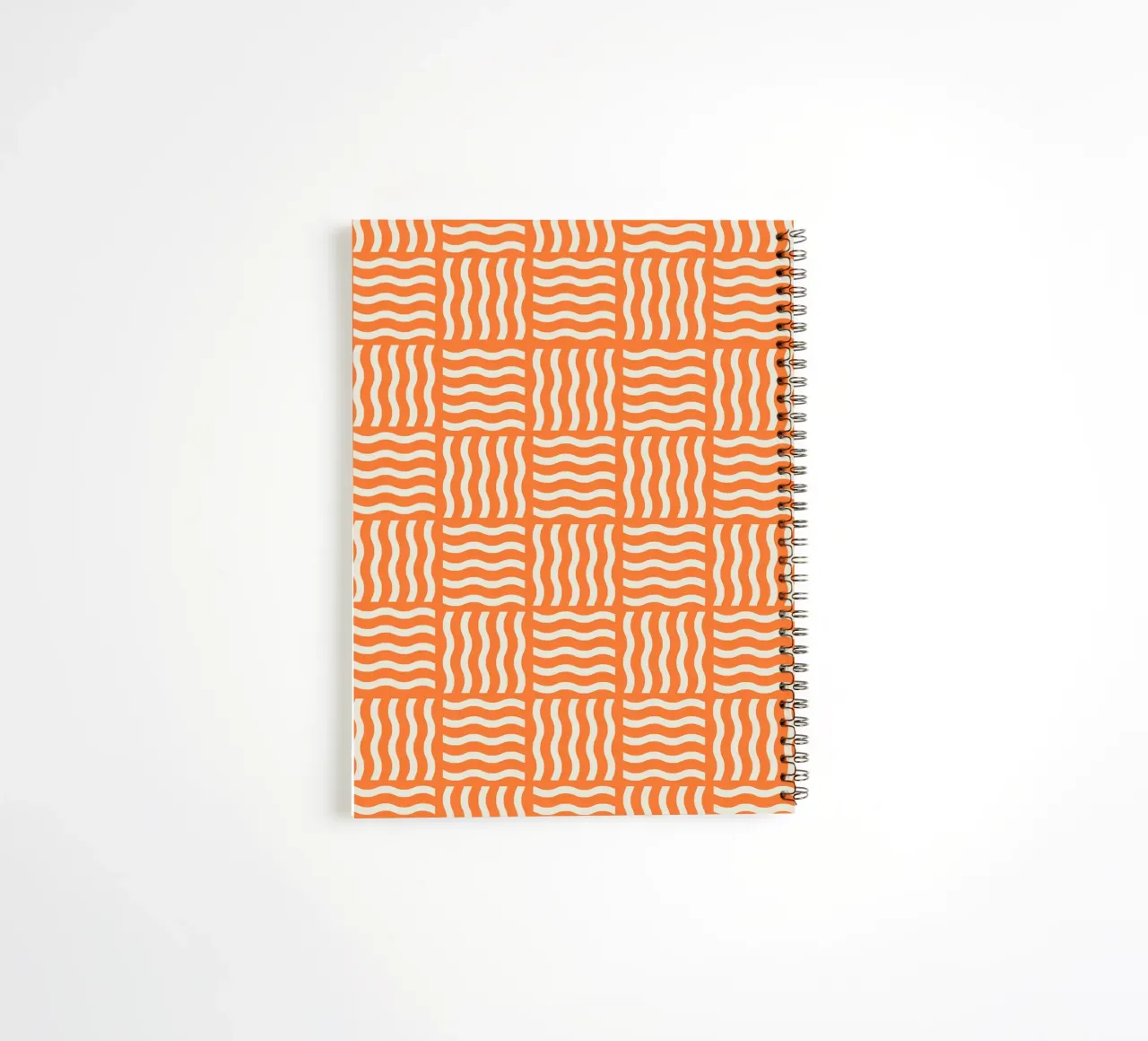 Line wiggle spiral notebook by galihstudio