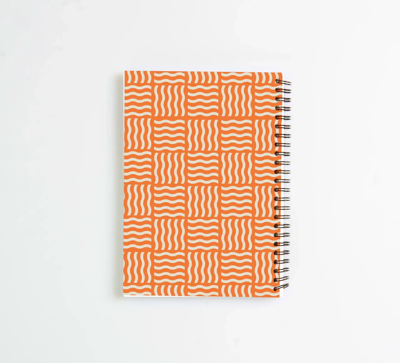 Line wiggle spiral notebook by galihstudio