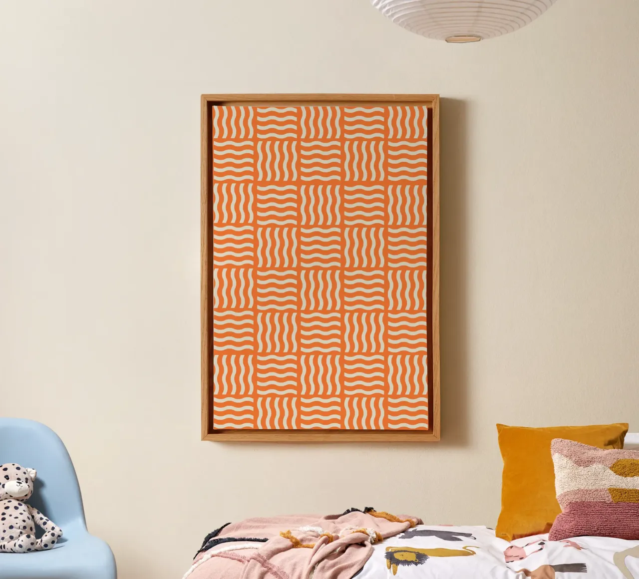Line wiggle canvas by galihstudio
