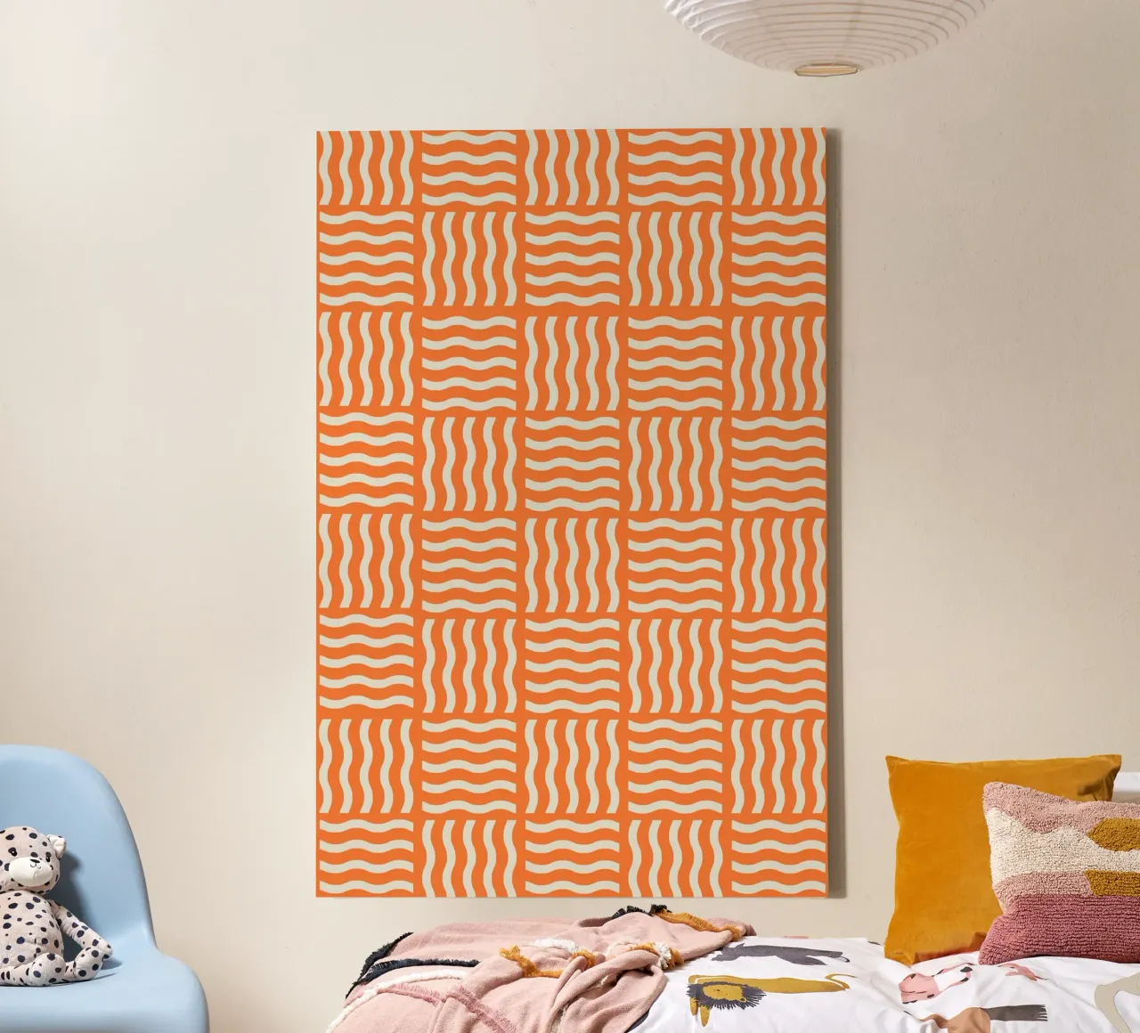 Line wiggle canvas by galihstudio