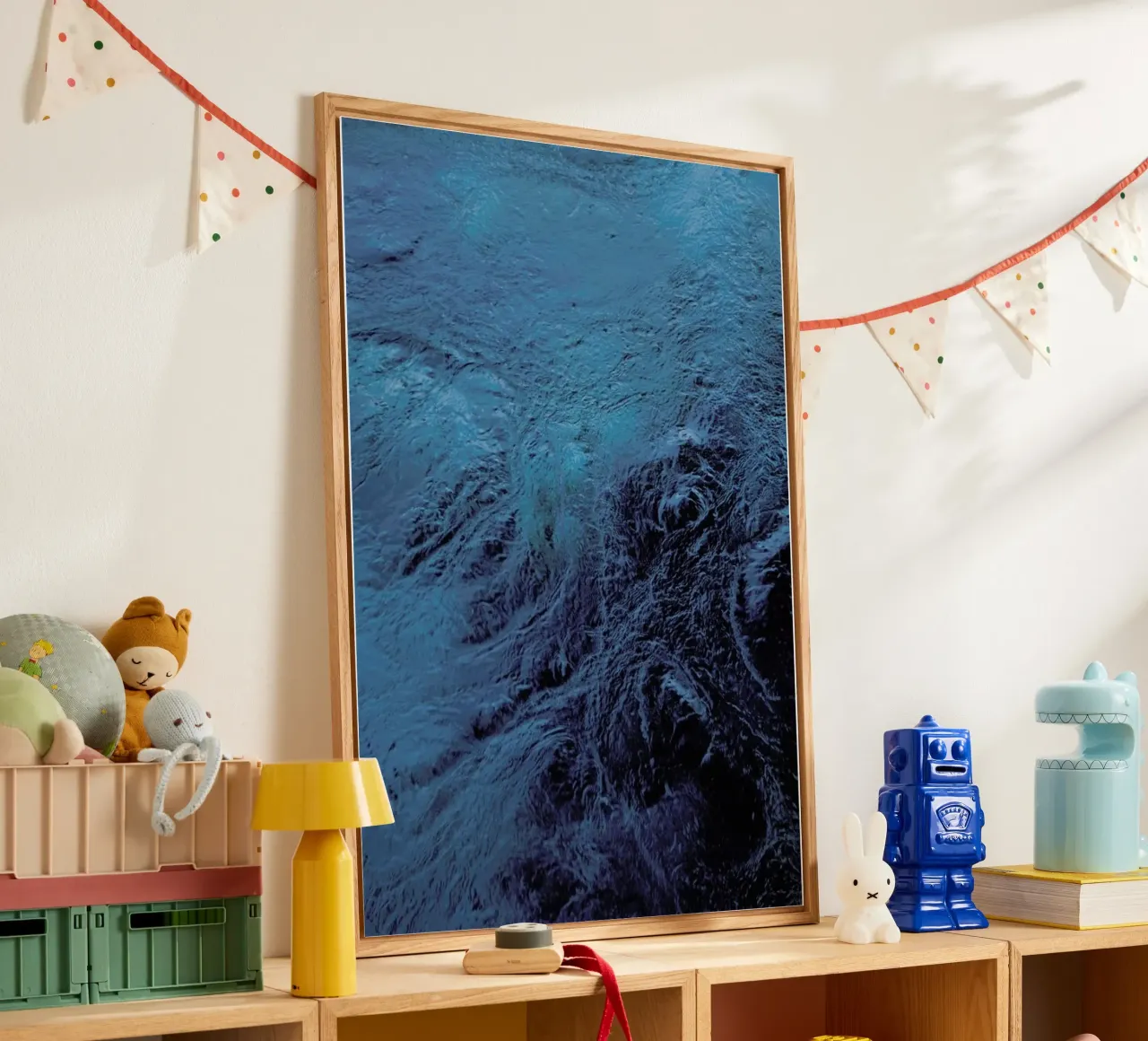 Planets Blue Eye plexiglass da Studio Nahili