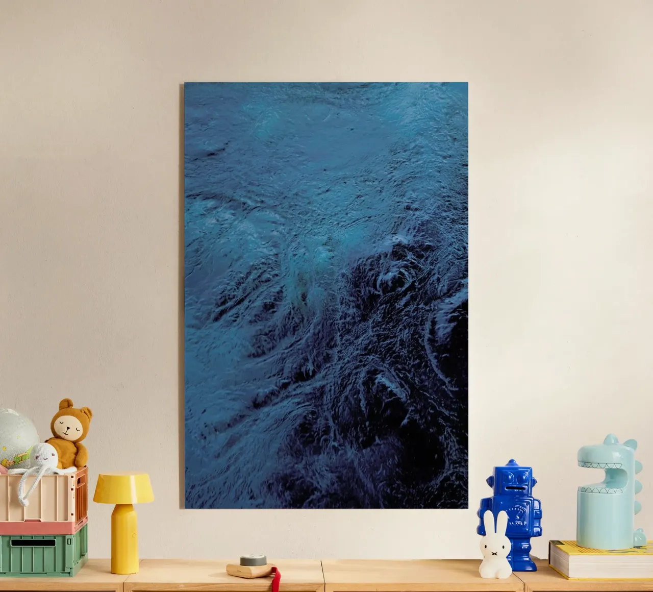 Planets Blue Eye plexiglass da Studio Nahili