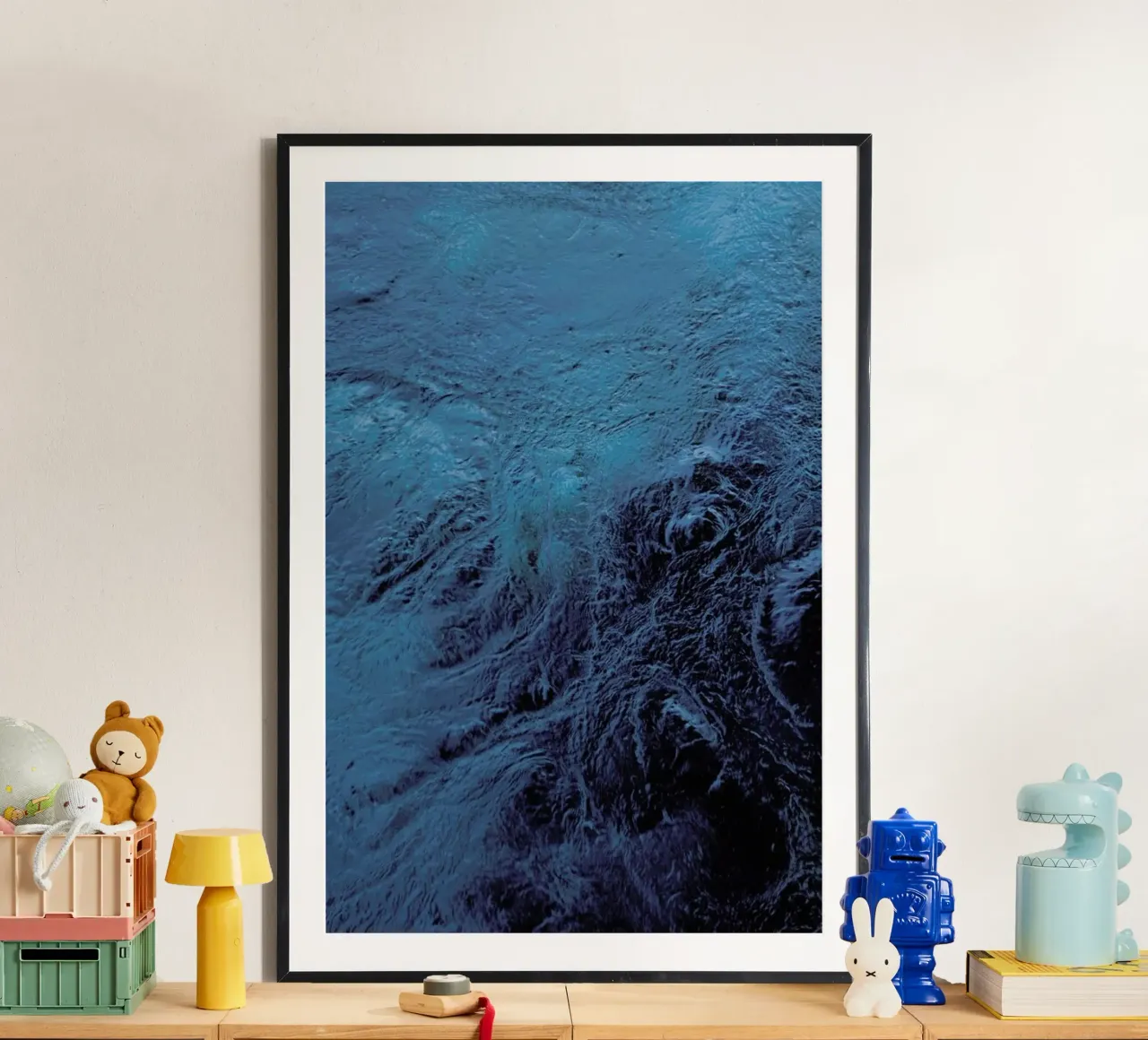 Planets Blue Eye poster da Studio Nahili