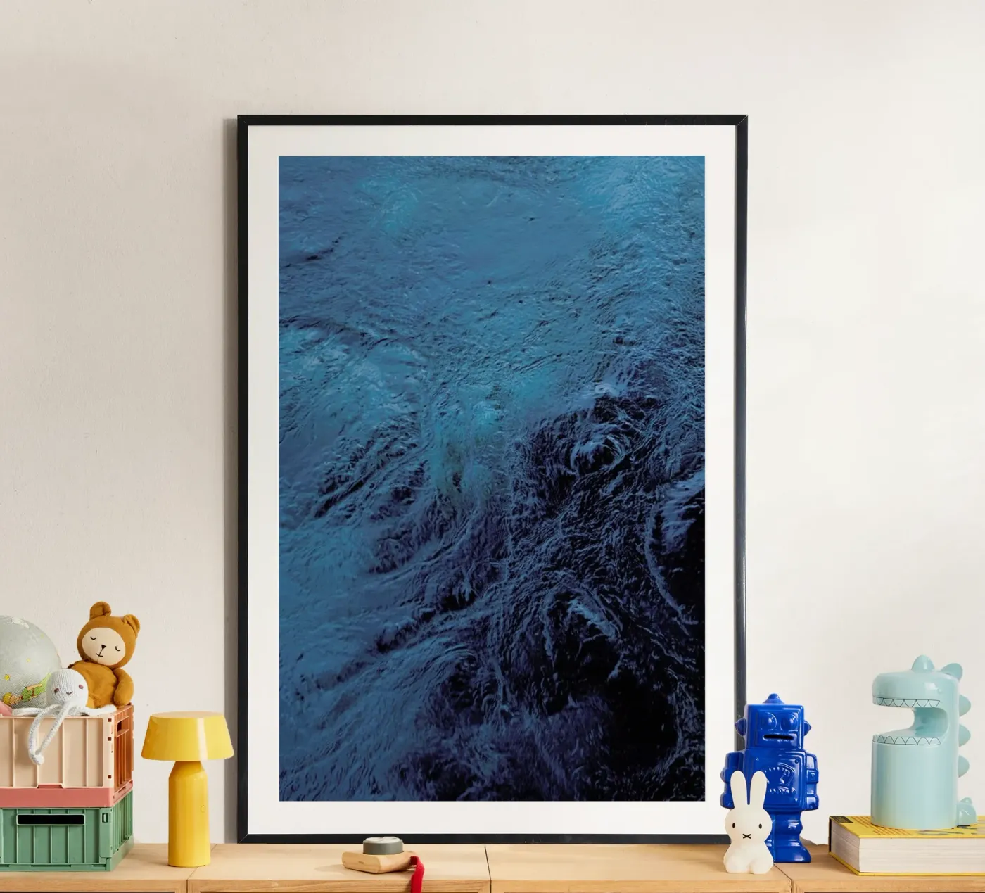 Planets Blue Eye poster da Studio Nahili