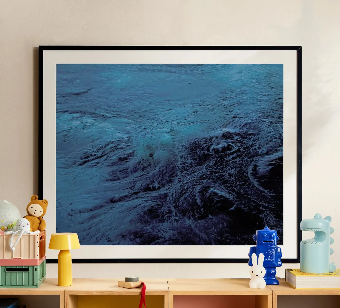 Planets Blue Eye poster da Studio Nahili