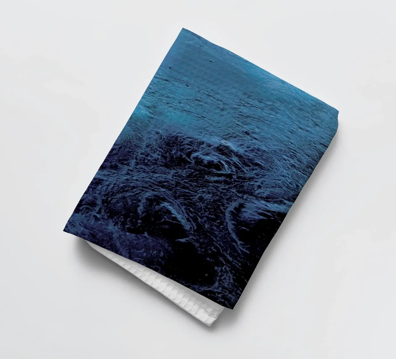 Planets Blue Eye tea towel by Studio Nahili