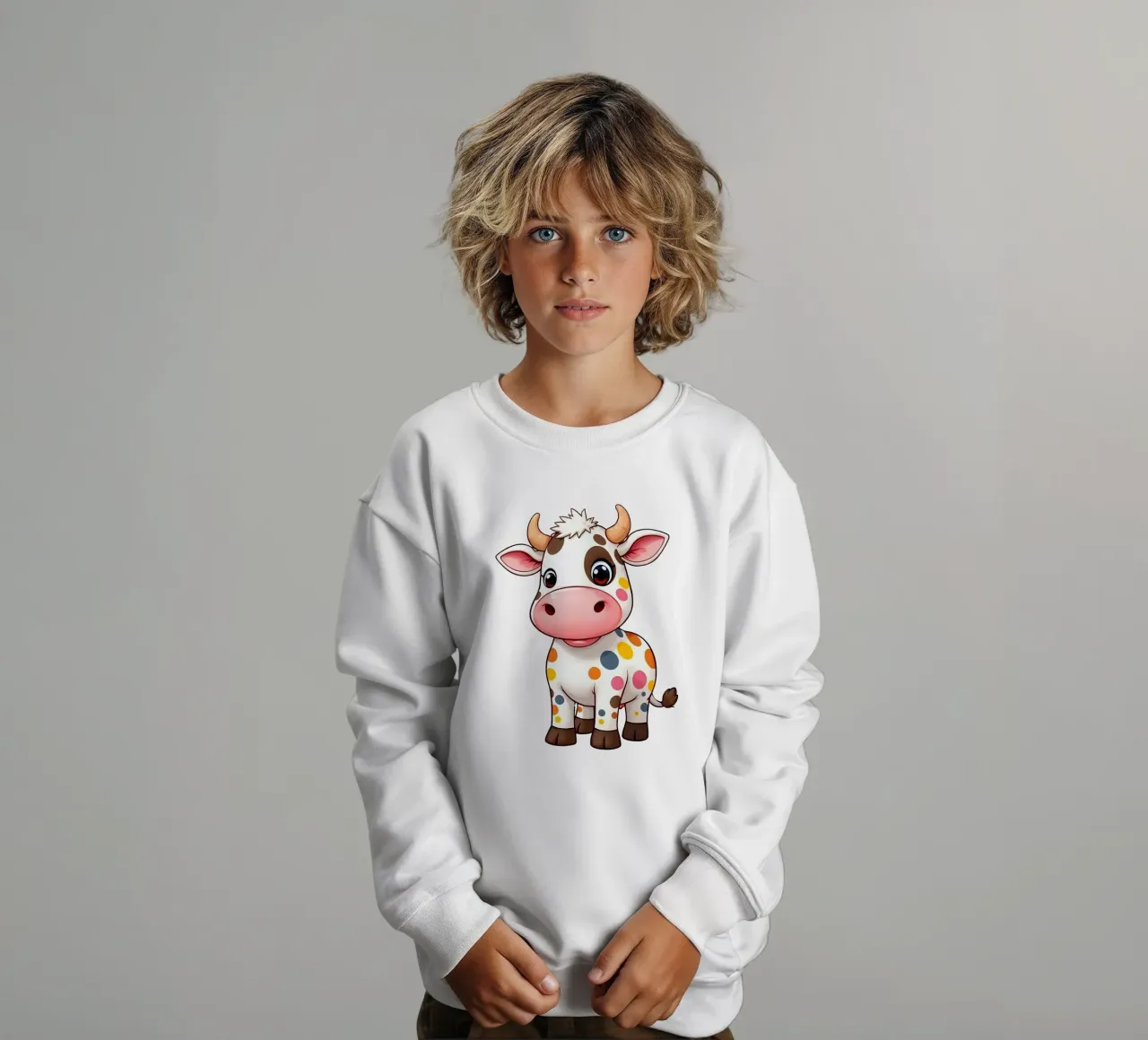 Kuh_2a felpa bambino da Tierisch bunt by LK