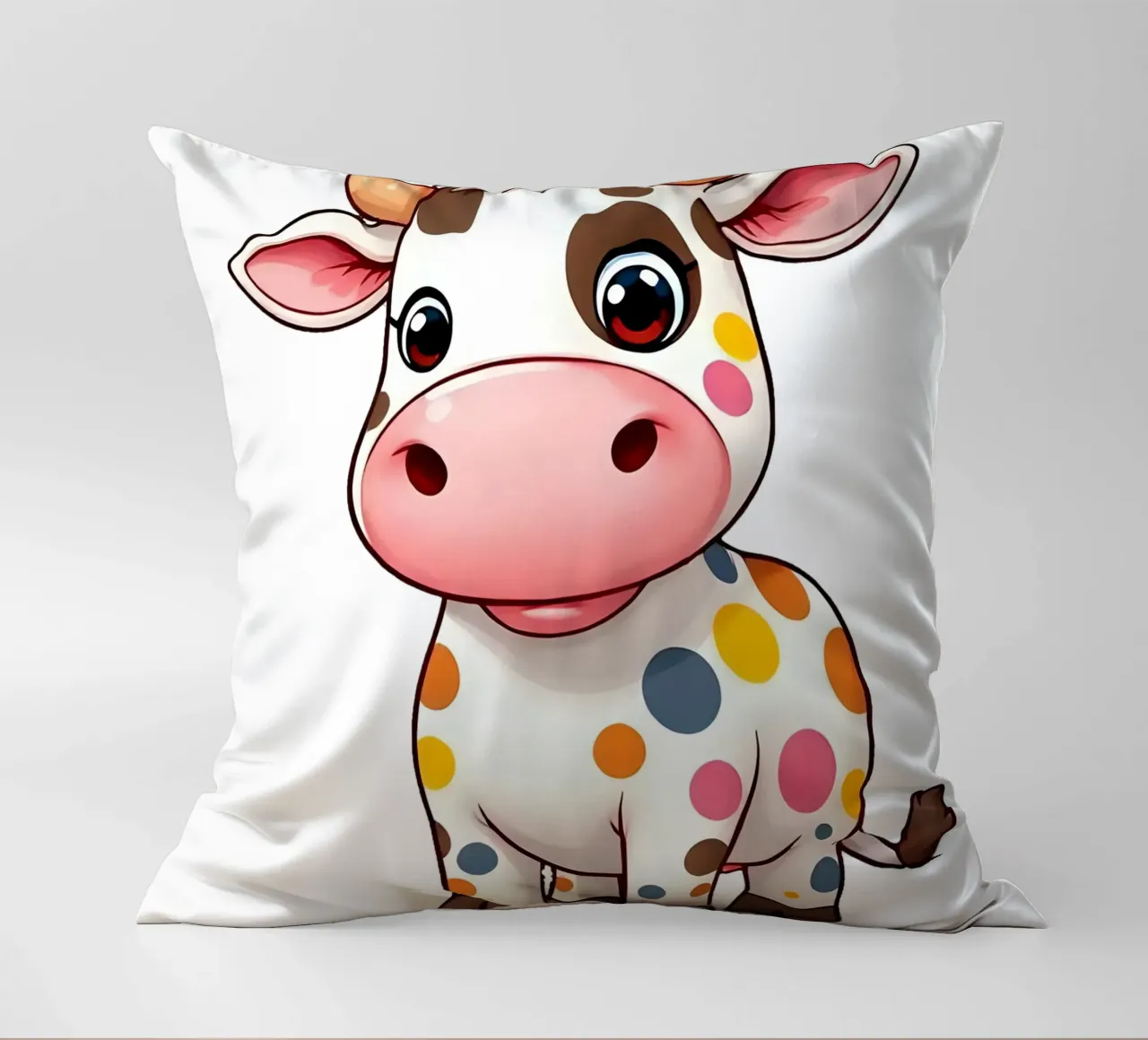 Kuh_2a cuscino da Tierisch bunt by LK