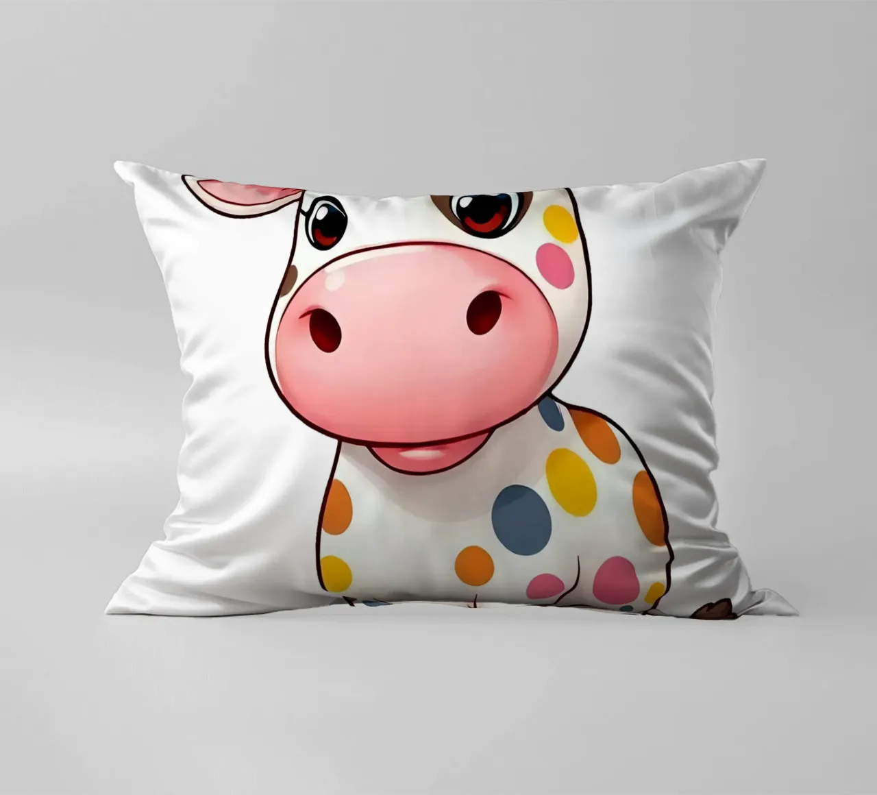 Kuh_2a cuscino da Tierisch bunt by LK