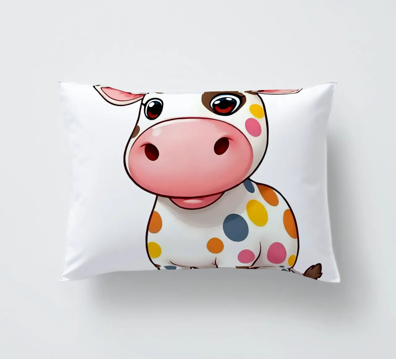 Kuh_2a cuscino da Tierisch bunt by LK