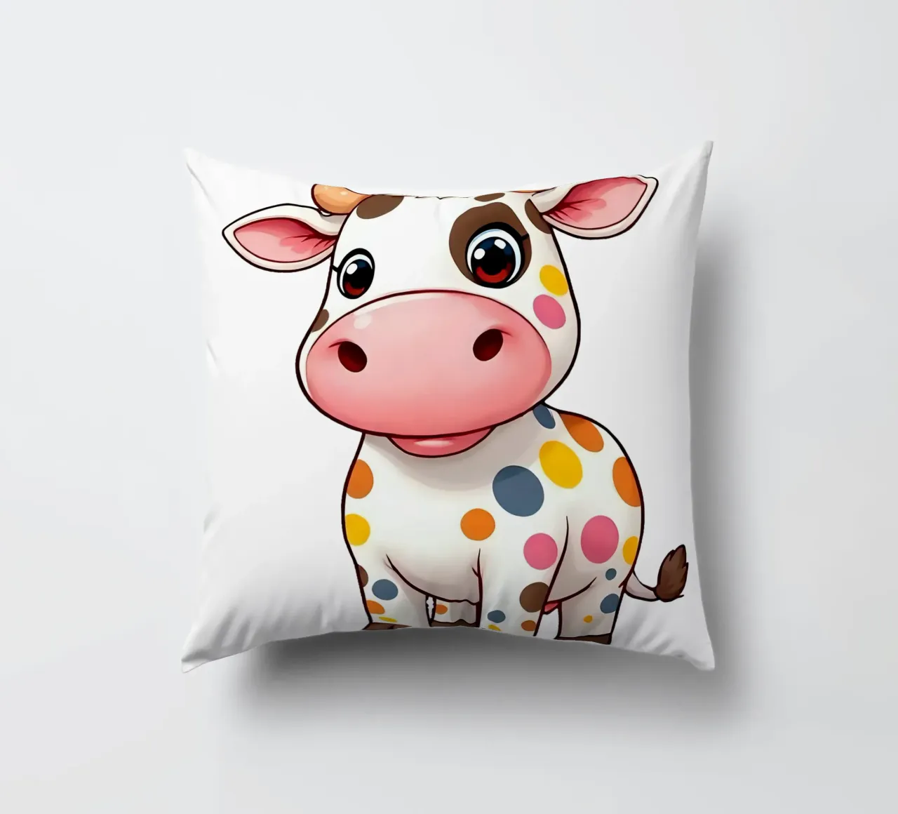 Kuh_2a cuscino da Tierisch bunt by LK