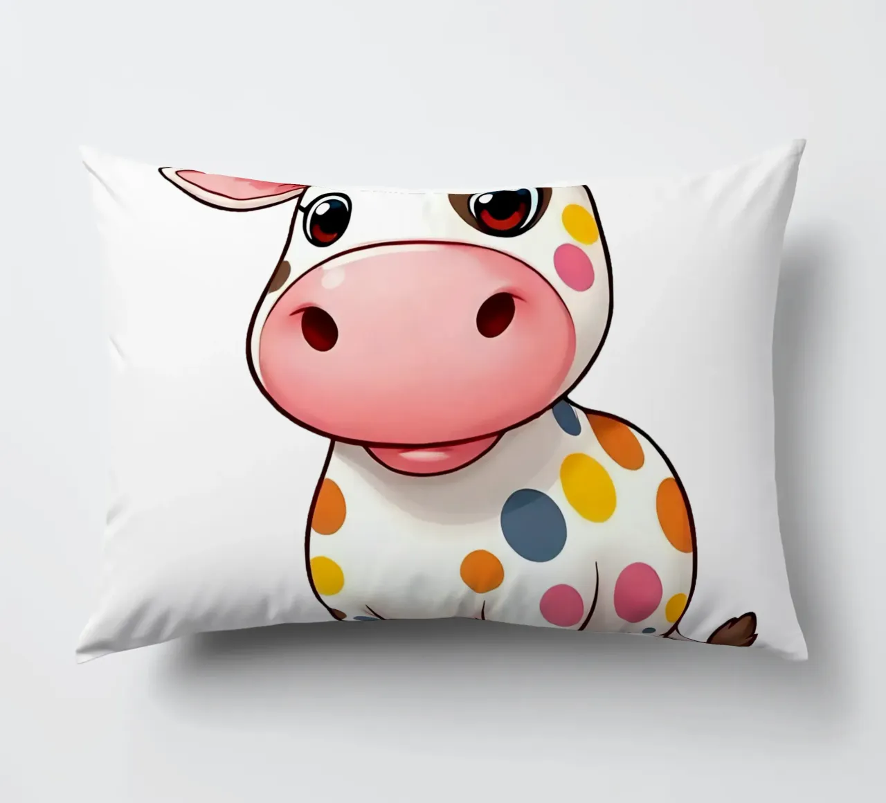Kuh_2a cuscino da Tierisch bunt by LK