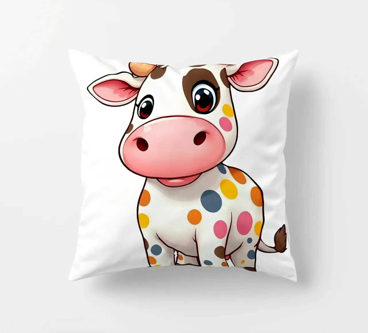 Kuh_2a cuscino da Tierisch bunt by LK