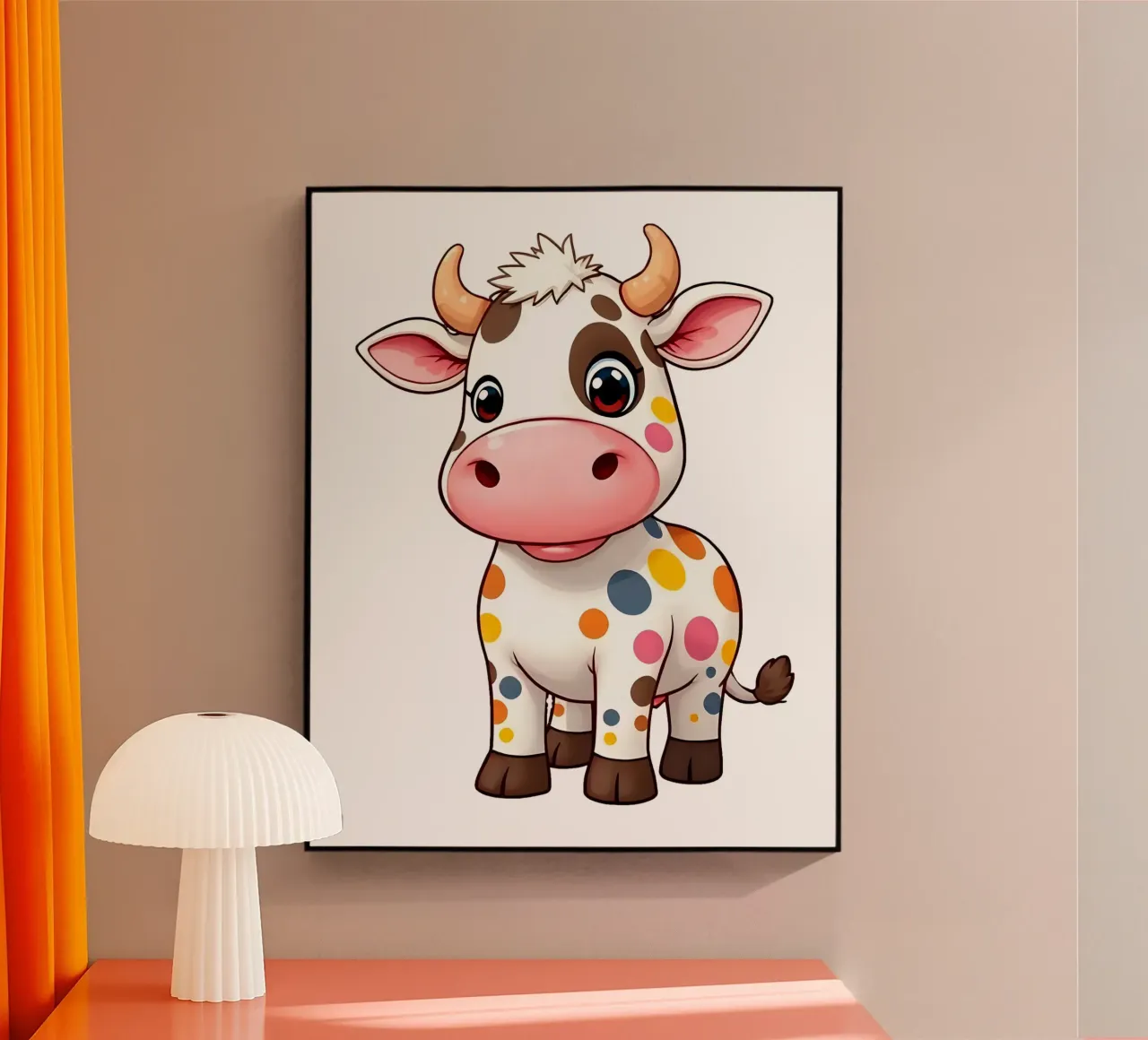Kuh_2a plexiglass da Tierisch bunt by LK