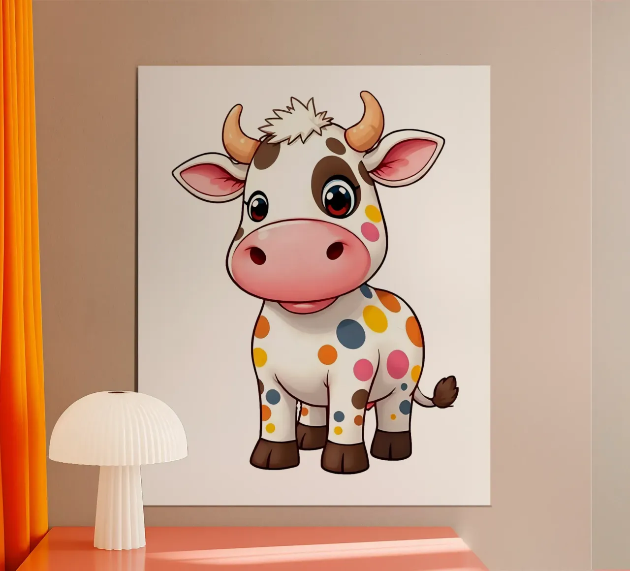 Kuh_2a poster da Tierisch bunt by LK