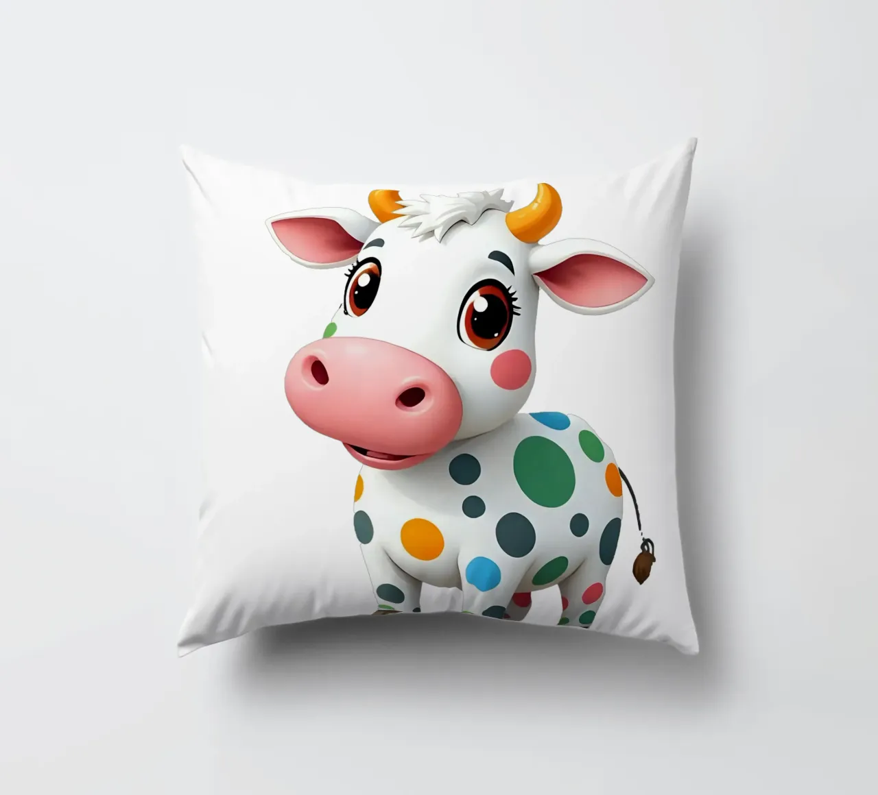 Kuh_3a cuscino da Tierisch bunt by LK
