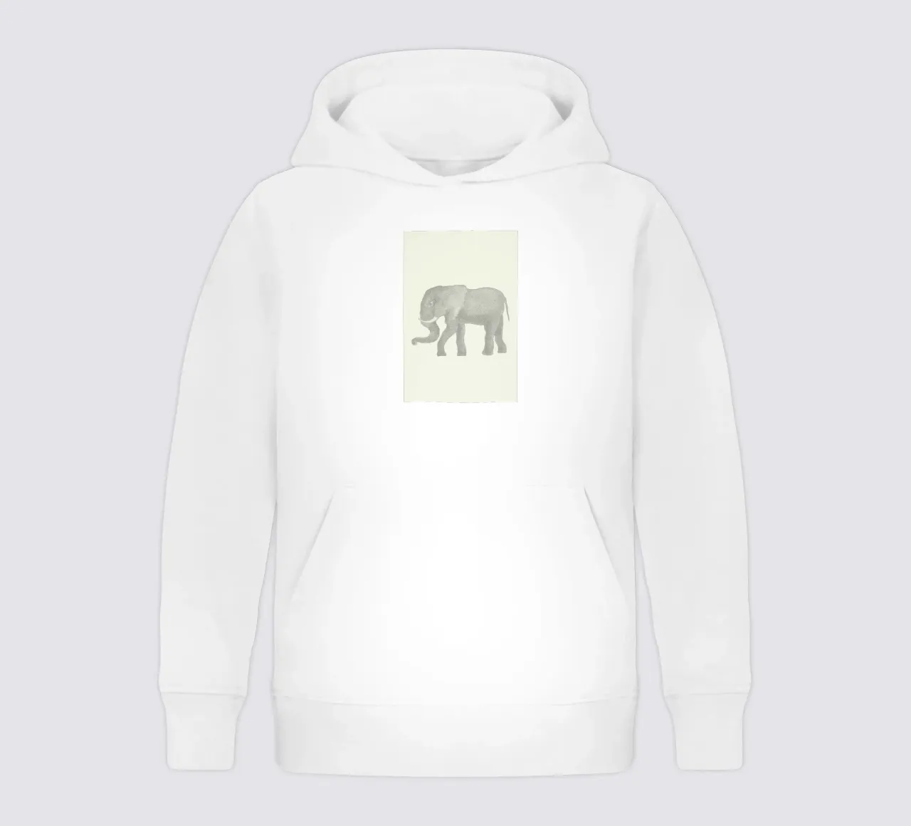 Elephant kids hoodie by Flora & Fauna