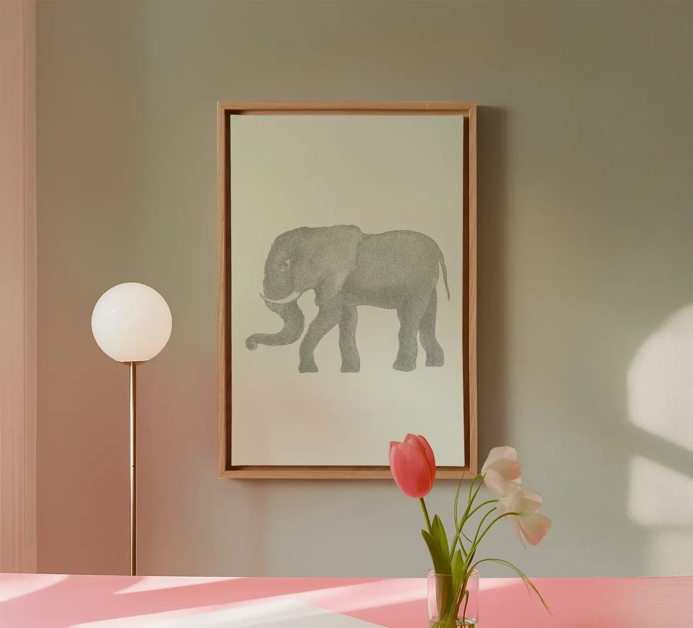Elephant canvas by Flora & Fauna