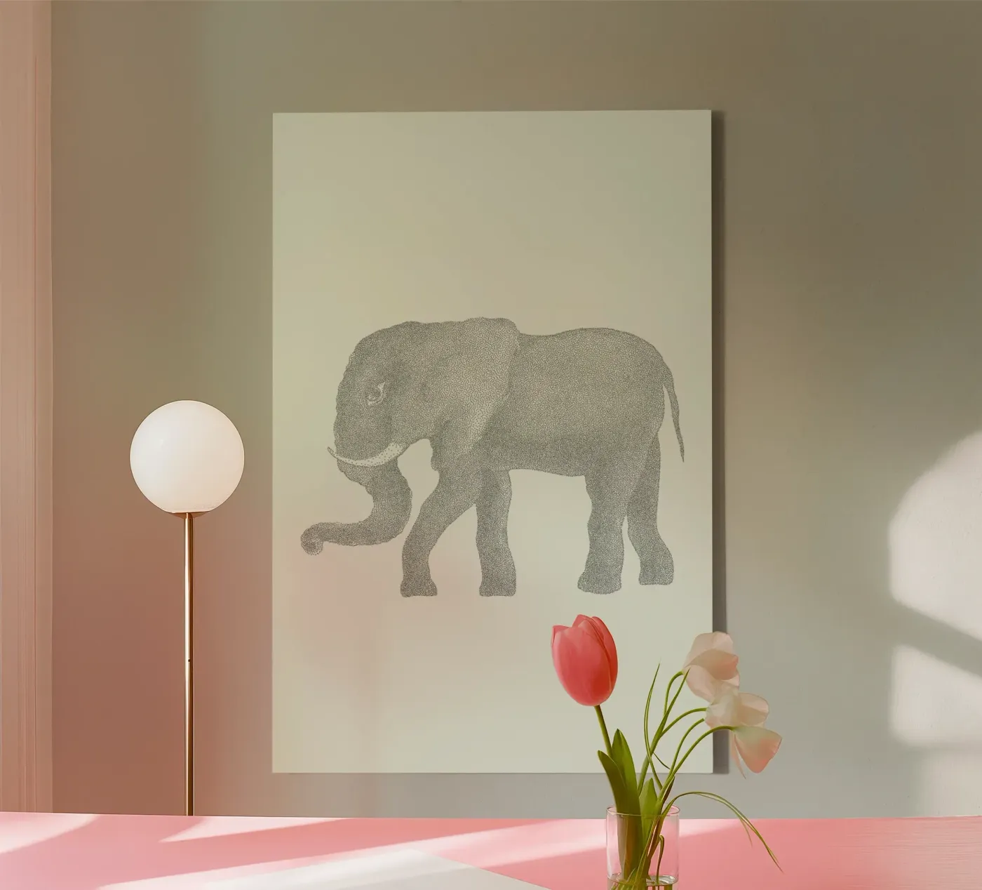 Elephant canvas by Flora & Fauna
