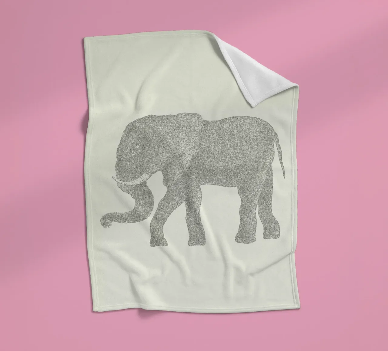 Elephant fleecedeken van Flora & Fauna