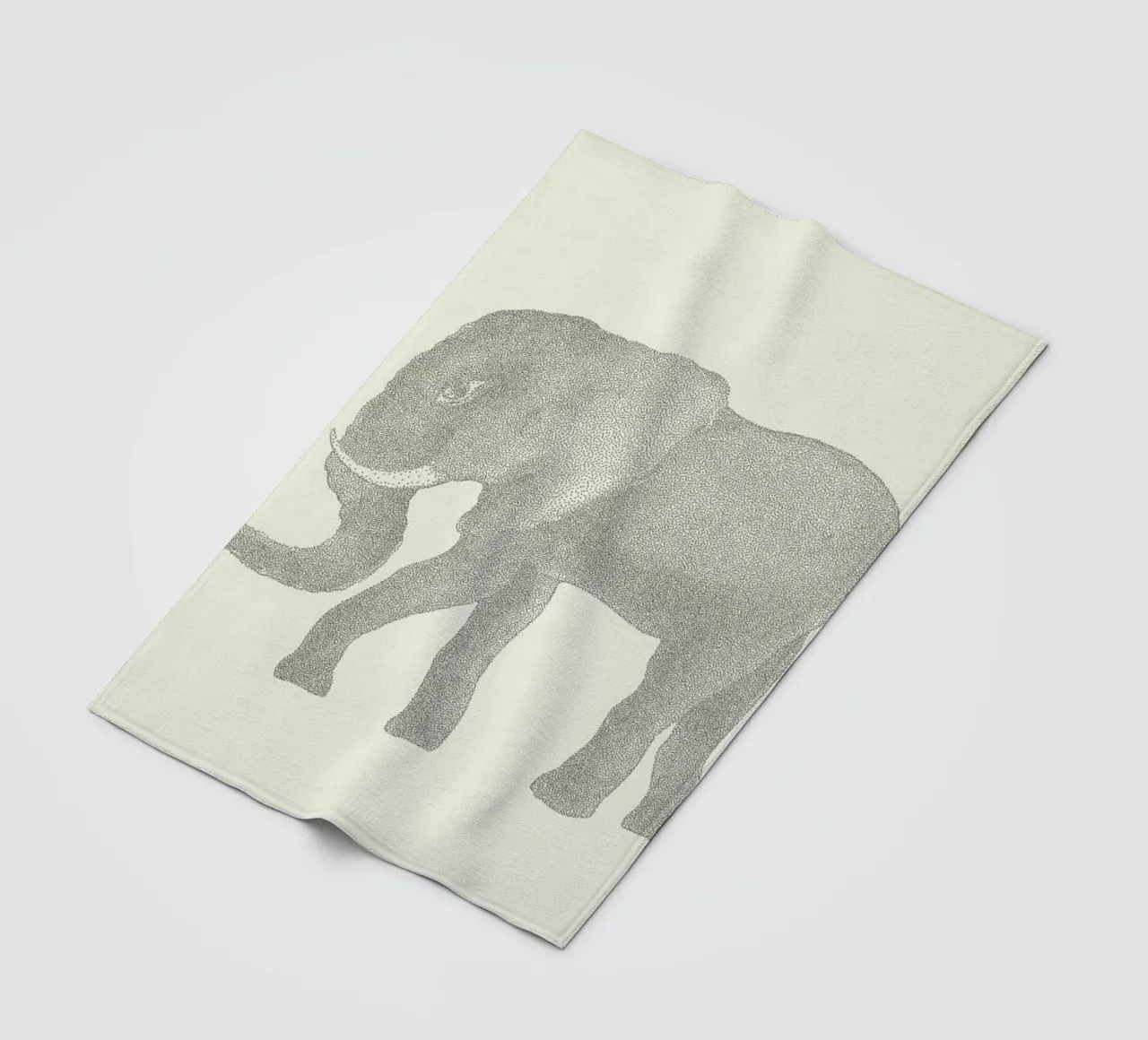 Elephant plaid polaire de Flora & Fauna