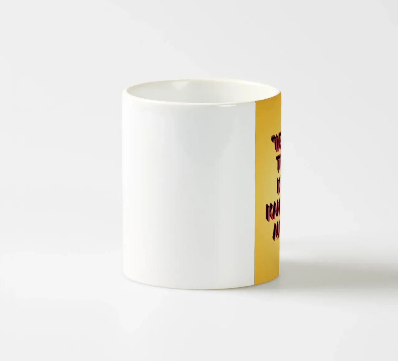 tue es! tazza in ceramica da Ambition Wall