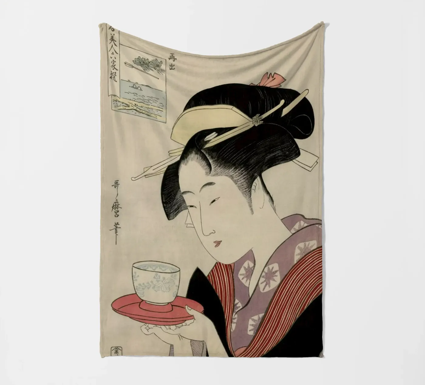 Geisha Fleecedecke von Flora & Fauna