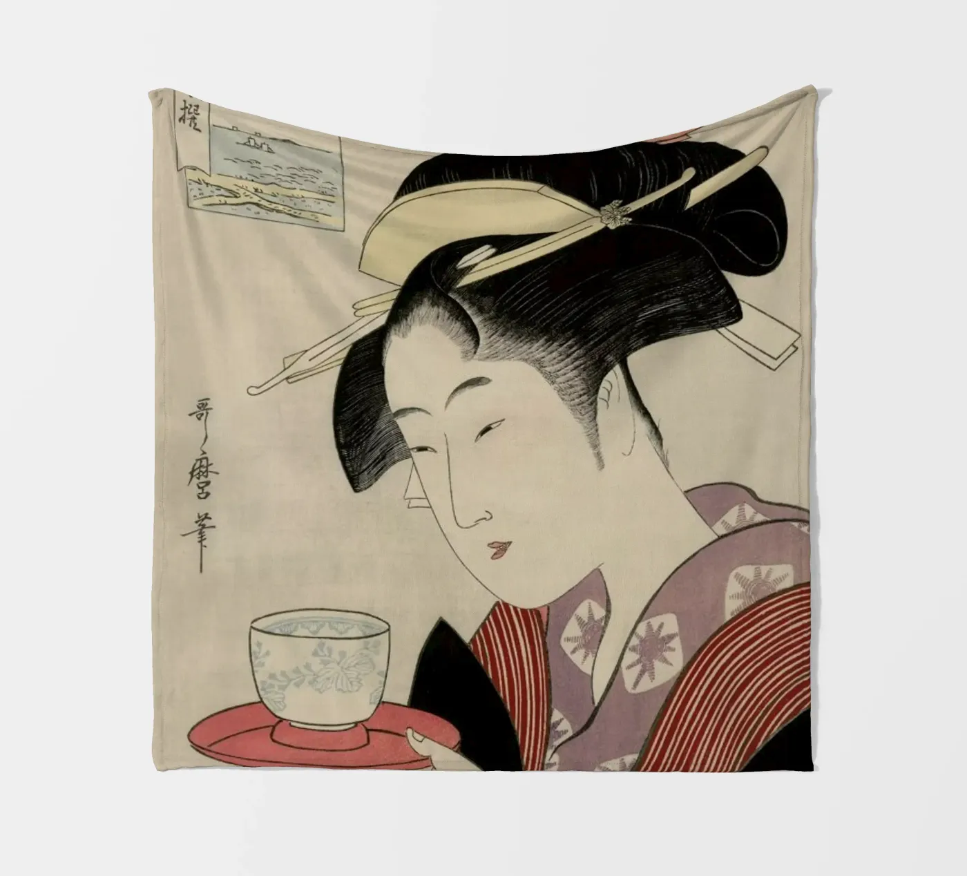Geisha Fleecedecke von Flora & Fauna
