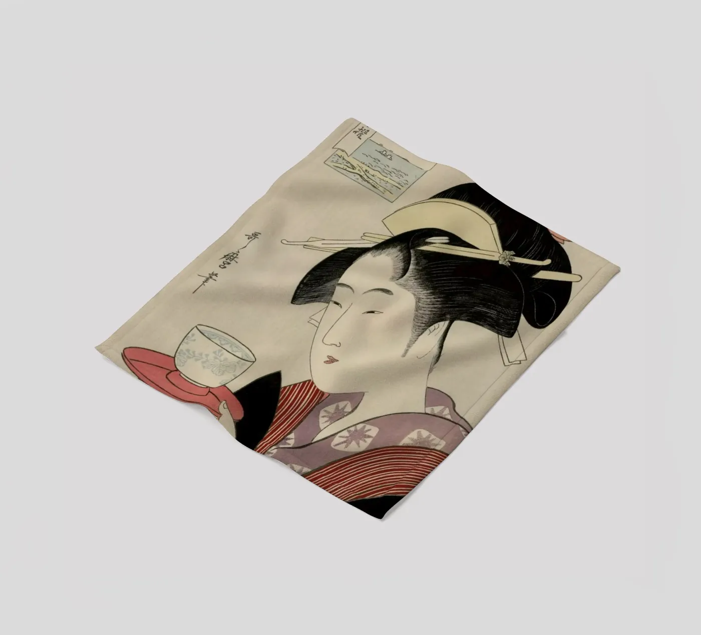 Geisha Fleecedecke von Flora & Fauna