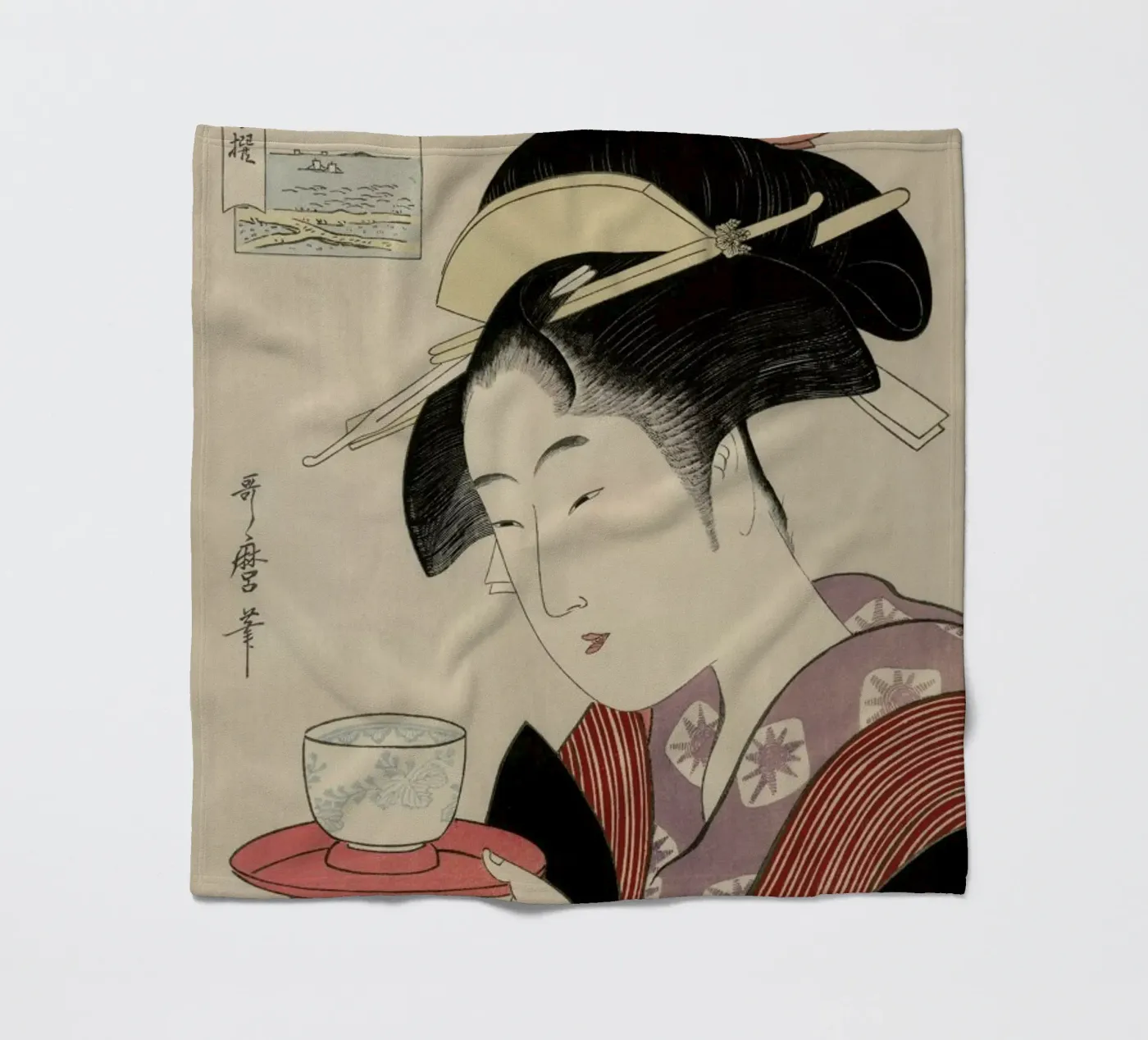 Geisha Fleecedecke von Flora & Fauna